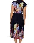 Frank Lyman Floral Pleated Midi Skirt 266552