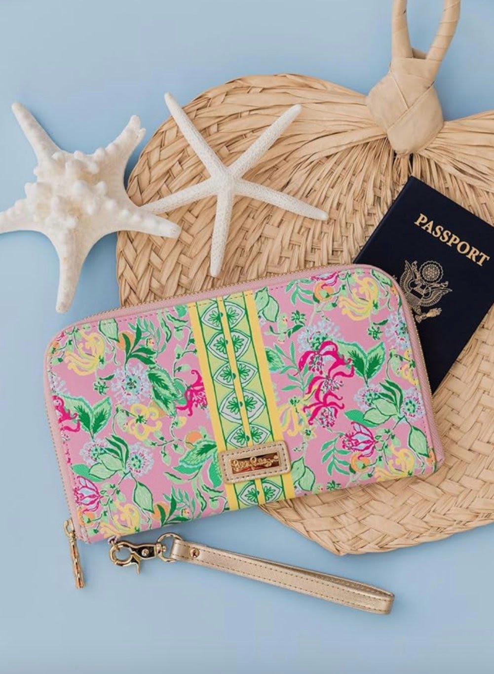 Lilly Pulitzer Via Amore Spritzer Travel Wallet