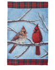 Cardinal Couple Garden Flag