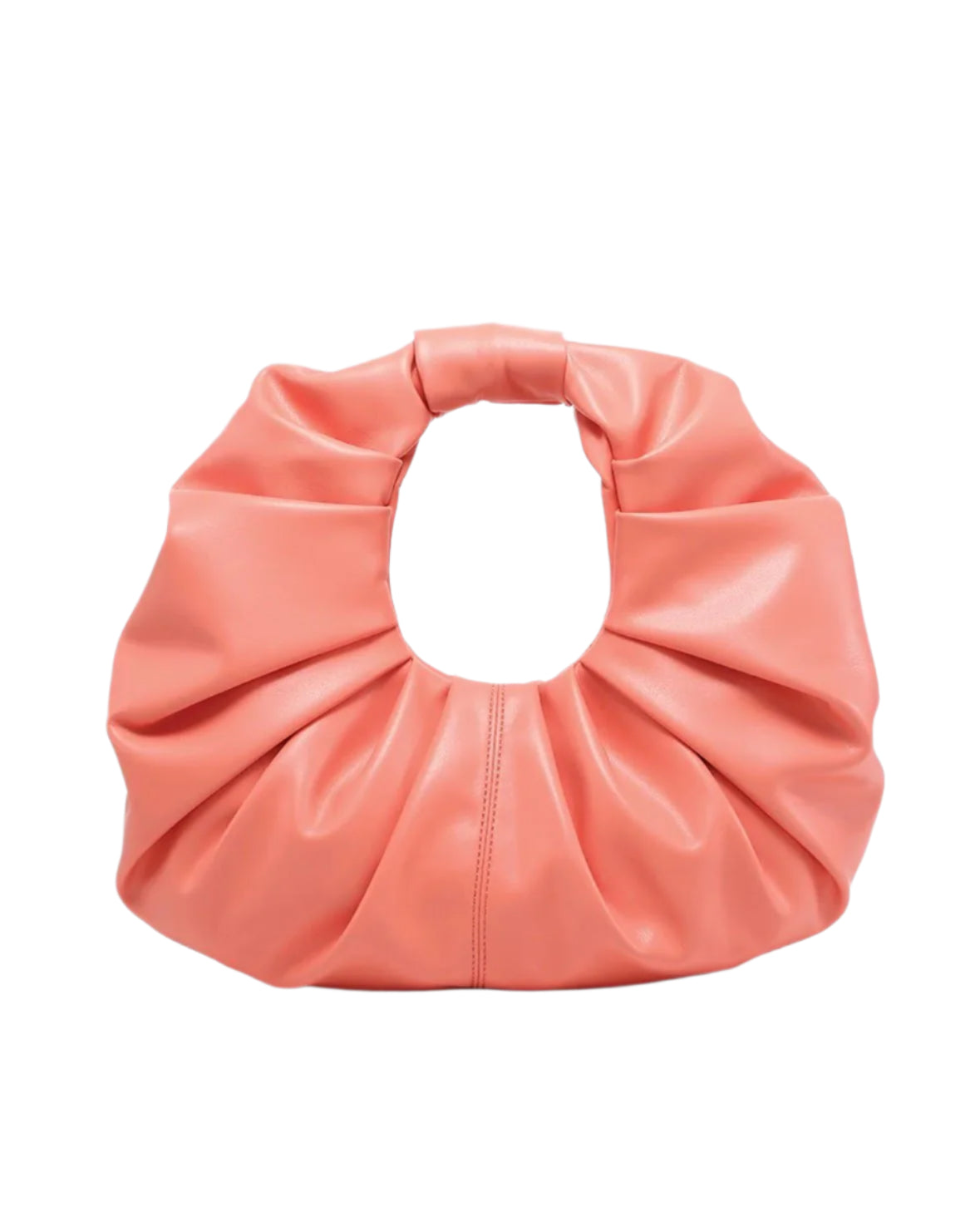 JENNU Miami Vegan Ruched Satchel