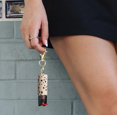 BLING STING Modern Cheetah Pepper Spray