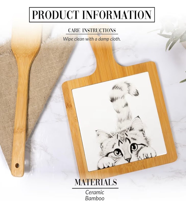 Cat Trivet Tray
