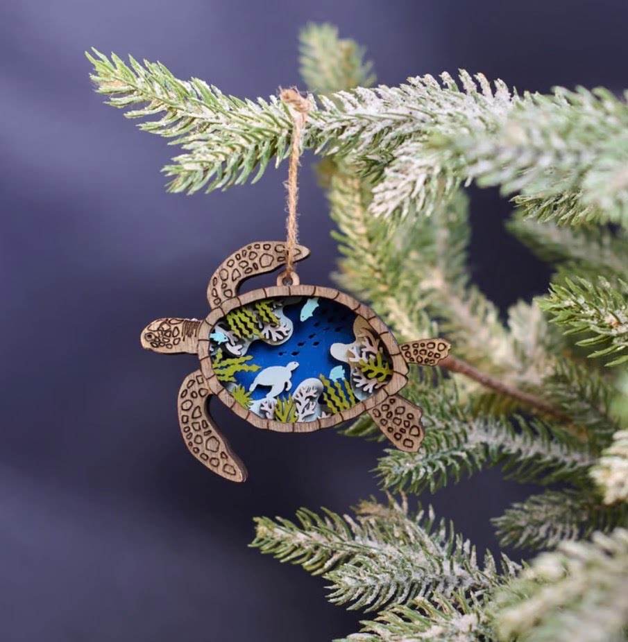 Sea Turtle Magnetic Ornament