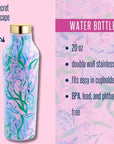 Lilly Pulitzer Seacret Escape Stainless Steel Water Bottle