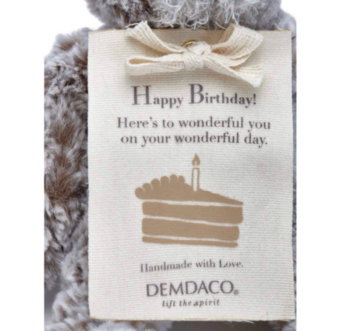 "Happy Birthday" Mini Giving Bear Stuffed Animal