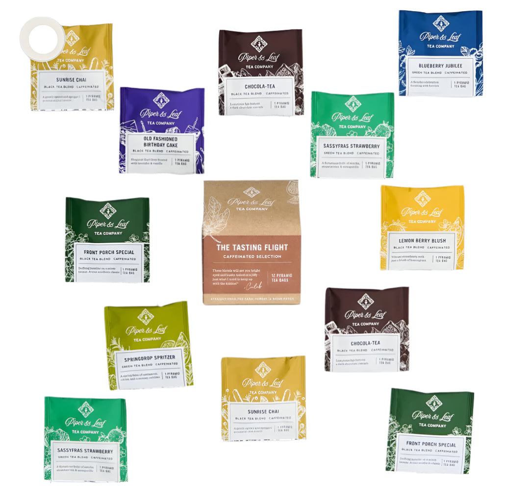 Piper &amp; Leaf Tea Co. Caffeinated Tasting Flight