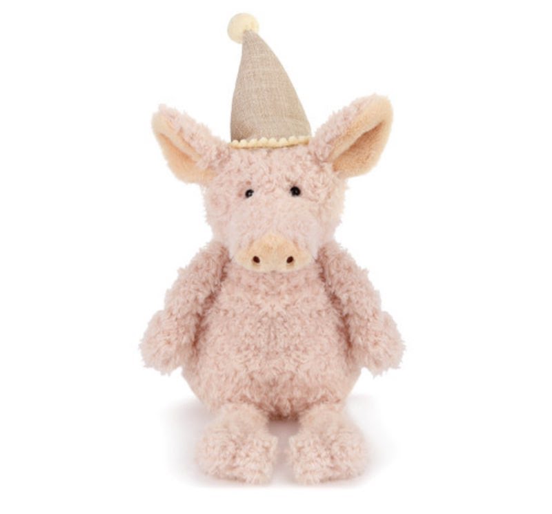Birthday Pig Stuffed Animal