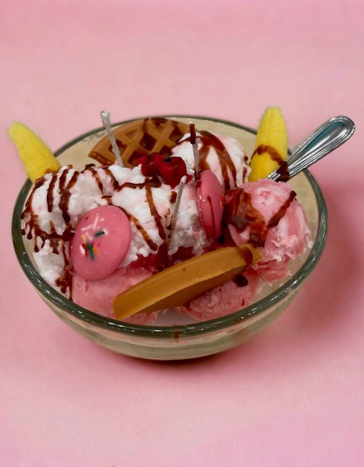 Classic Sundae Dessert Candle