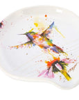 Dean Crouser Hummingbird Stoneware Spoon Rest