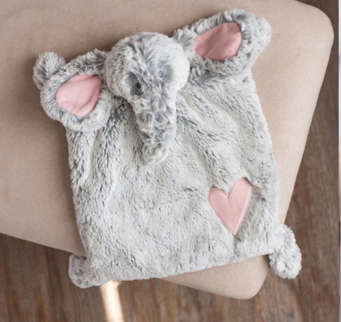 Eliza the Elephant Rattle Blankie