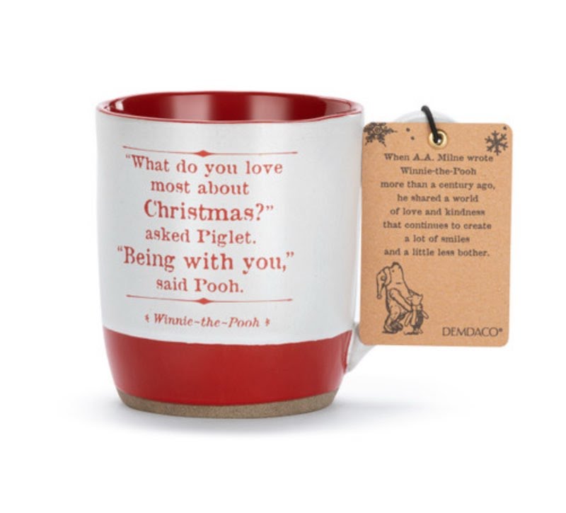 Winnie-the-Pooh and Piglet Christmas Mug