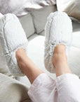 Warmies Marshmallow Gray Slippers