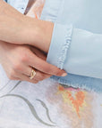 FDJ Frayed Hem Shirt Jacket 1939511
