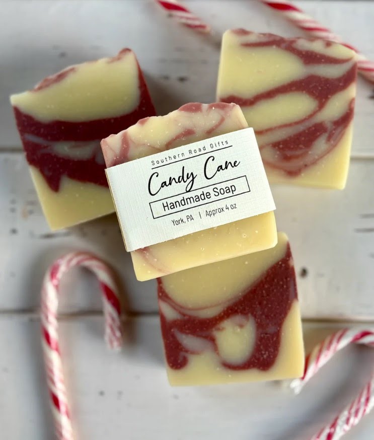 Southern Road Gifts Candy Cane Bar Soap