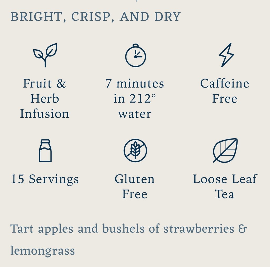Piper &amp; Leaf Tea Co. Strawberry Shindig