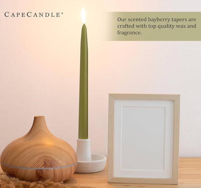 Cape Candle Bayberry Taper Candles