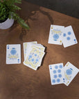 Caterpillar Floral Playing Cards