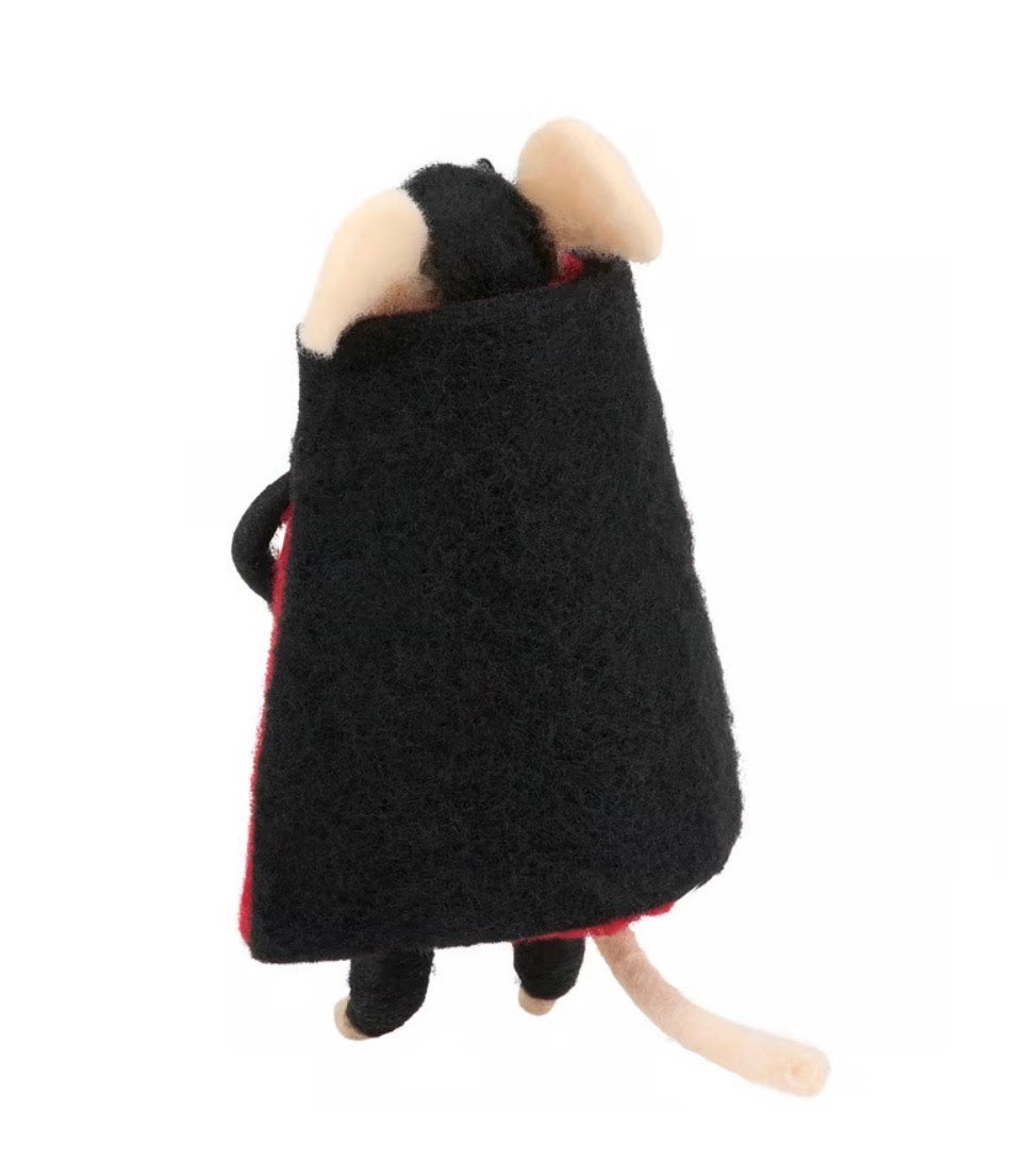 Dracula Mouse Critter Halloween Ornament