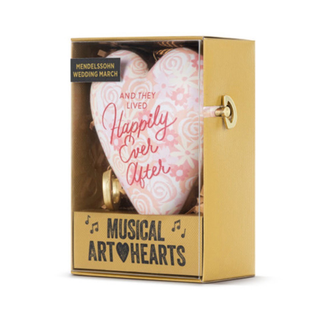 Happily Ever After Musical Art Heart Ornament