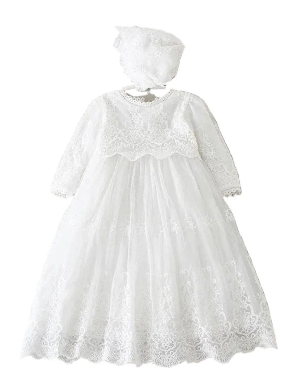 Nicolette's Couture The Julia Christening Gown