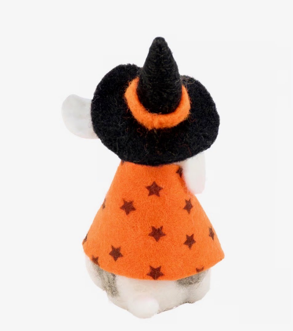 Dog Witch Crittter Halloween Ornament