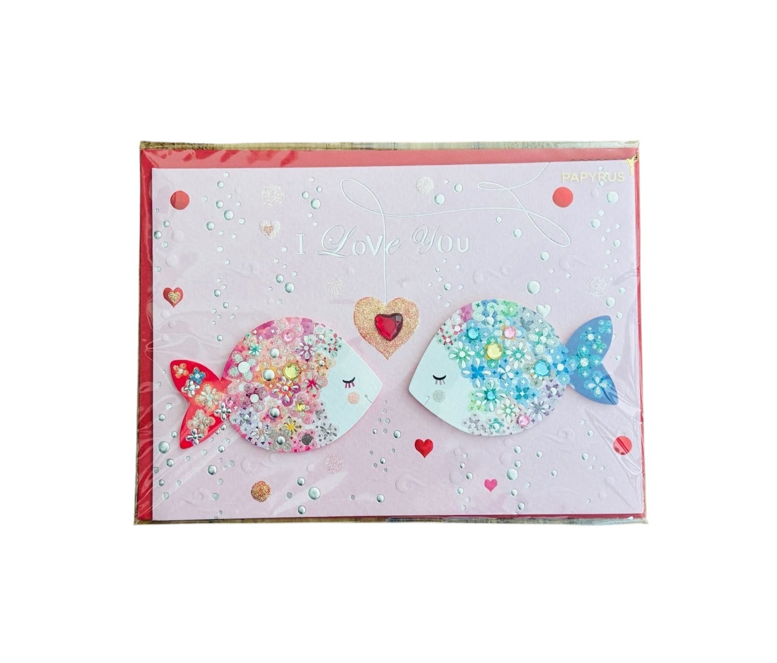 Papyrus Valentine's Day Card (Fish)