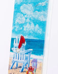 Flatyz Santa's Beach Chair Candle