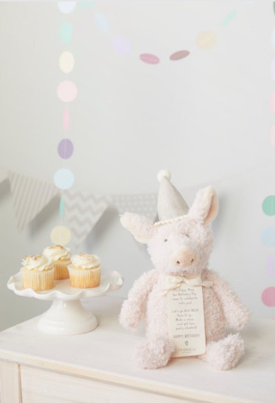 Birthday Pig Stuffed Animal