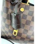 Louis Vuitton Damier EbeneCuir Taurillon Brittany Black Shoulder Bag
