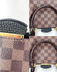 Louis Vuitton Damier EbeneCuir Taurillon Brittany Black Shoulder Bag