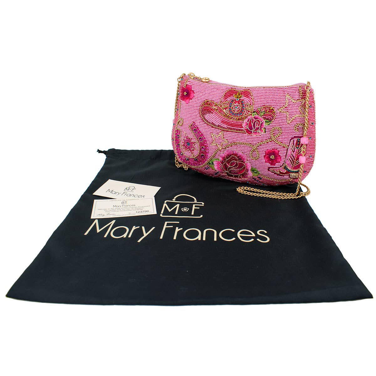 Mary Frances Rodeo Drive Beaded Crossbody Handbag