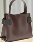 Brunello Cucinelli Chocolate Handbag