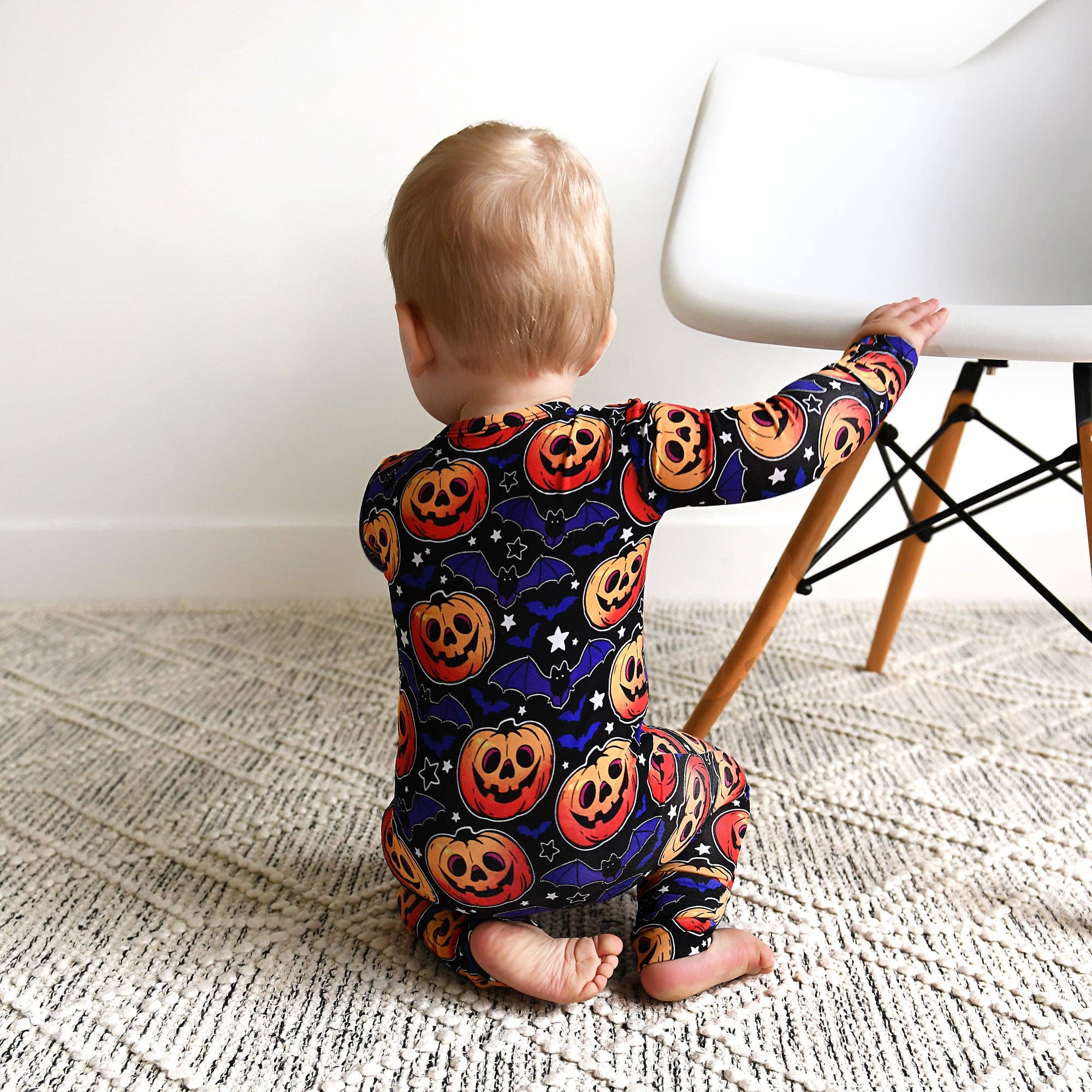 Edward Zip Bamboo Glow in the Dark Sleepies Little Halloween