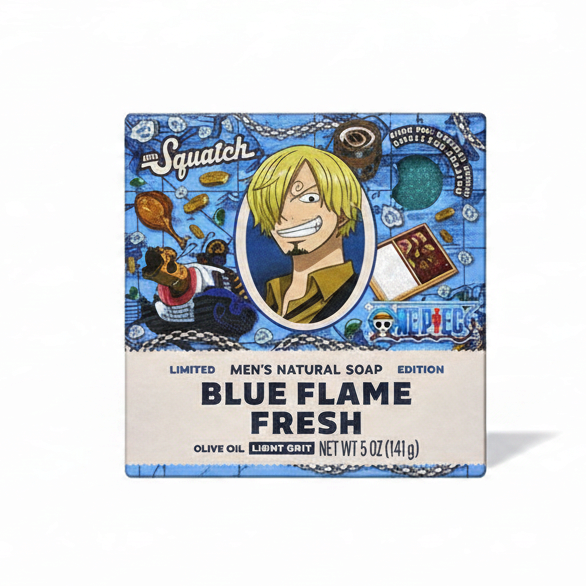 Dr. Squatch Blue Flame Fresh Bar Soap
