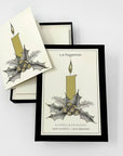 s.e.hagarman Christmas Candle Greeting Card Set