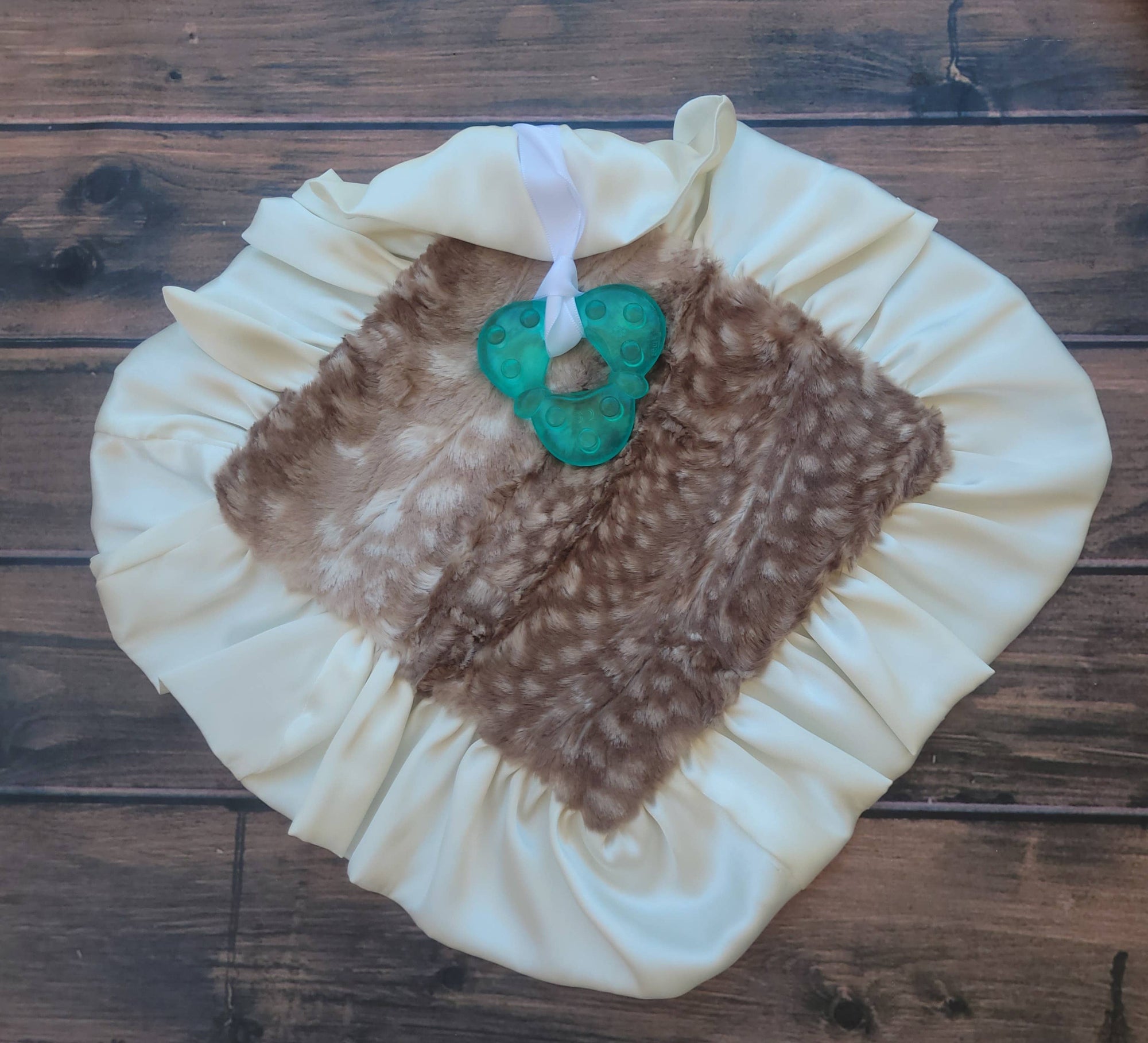 Doe Print Teether Blanket
