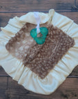 Doe Print Teether Blanket