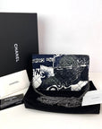 Chanel Reissue 2.55 Quilted Printed Canvas Limited Edition Wallet on a Chain Clutch RARE