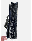 Chanel Reissue 2.55 Quilted Printed Canvas Limited Edition Wallet on a Chain Clutch RARE