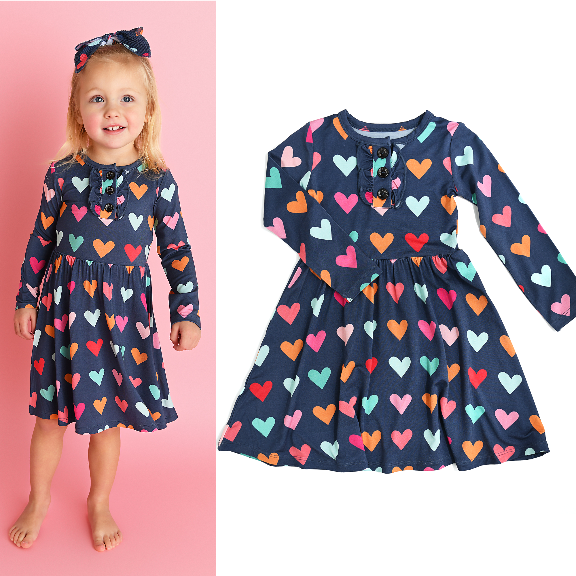 Bamboo Kids Girl Toddler Clothing Tutu Dress Hadley