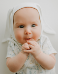 finn + emma Organic Cotton Baby Bunny Ears Bonnet