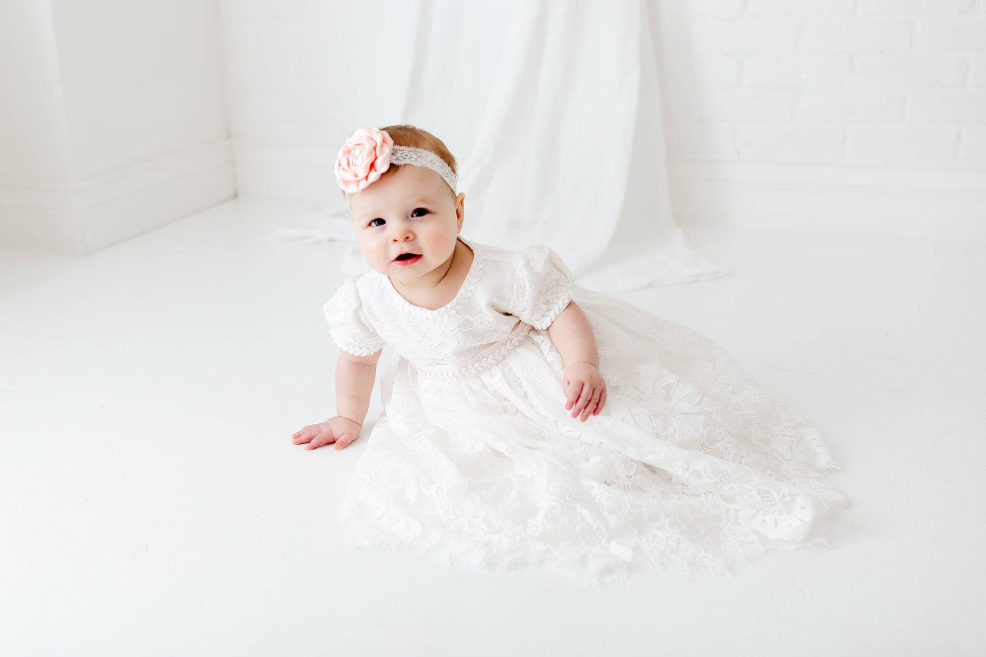 Nicolette's Couture The Eve Christening Gown