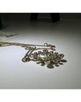 Chanel Crystal CC Necklace Gold Pearly Fashion Jewelry