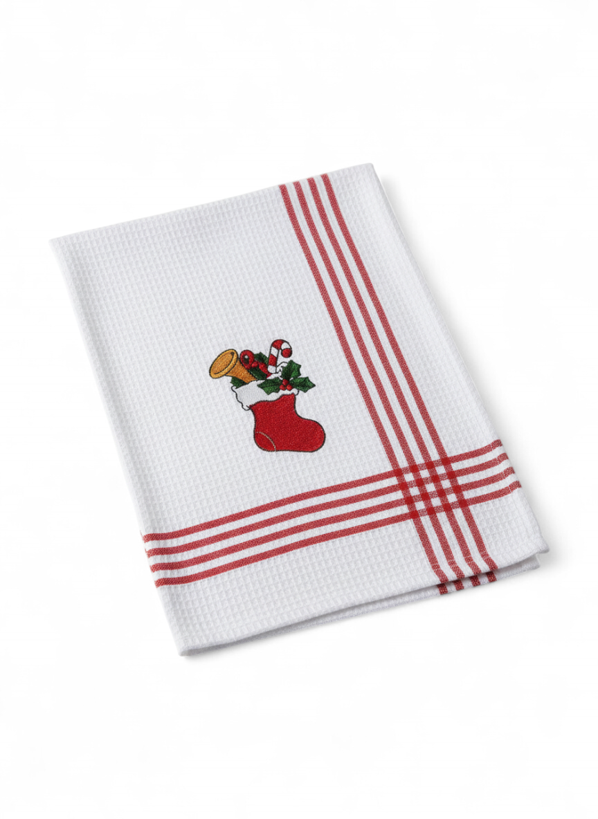 Christmas Stocking Tea Towel
