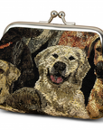 Dogs Tapestry Kiss Lock Coin Purse