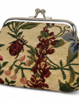 Morning Garden Tapestry Kiss Lock Coin Purse