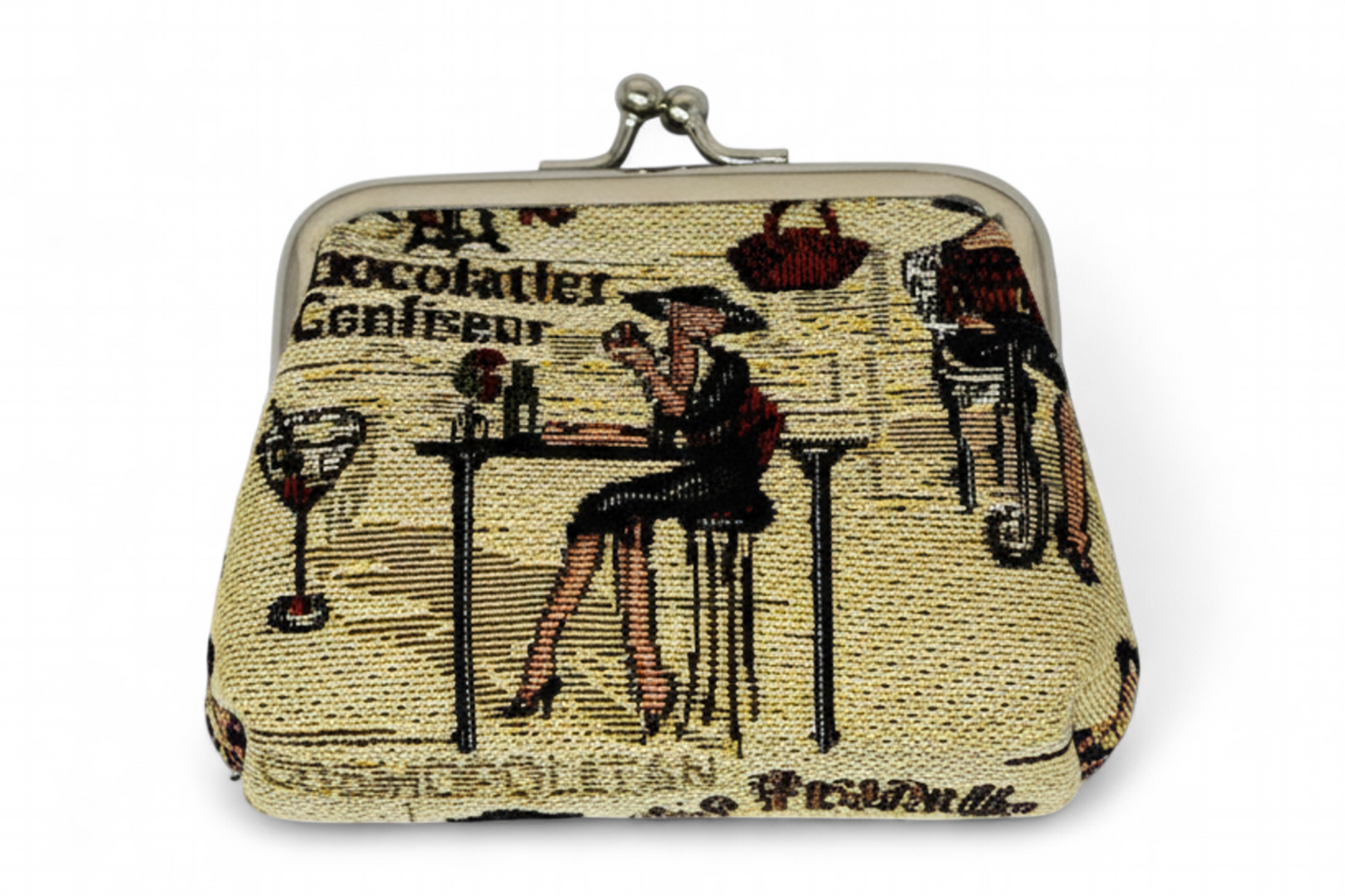 Rendezvous Tapestry Kiss Lock Coin Purse
