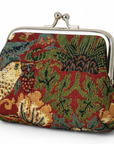 Strawberry Thief Tapestry Kiss Lock Coin Purse