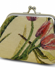 Tulips Tapestry Kiss Lock Coin Purse