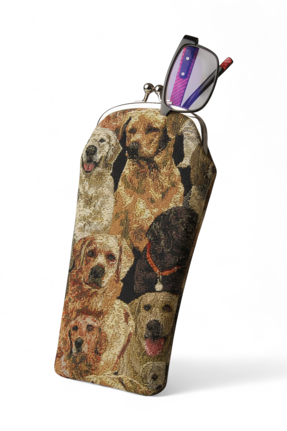 Dogs Tapestry Eye Glass Case